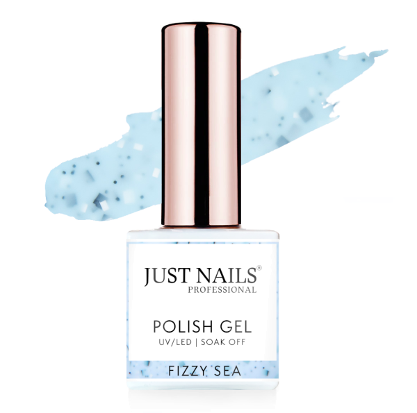JUSTNAILS Gel Polish Color - Fizzy Sea - Shellac Soak-off