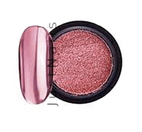 JUSTNAILS Mirror-Glow Nagel Pigment - Rosè Shine