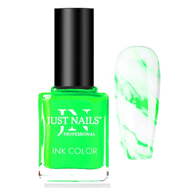 JUSTNAILS Nail INK Color - Neon green 12ml